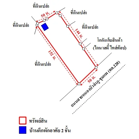 ที่ดินเปล่า ศรีบุญเรือง หนองบัวลำภู 4-2-77ไร่ - 19