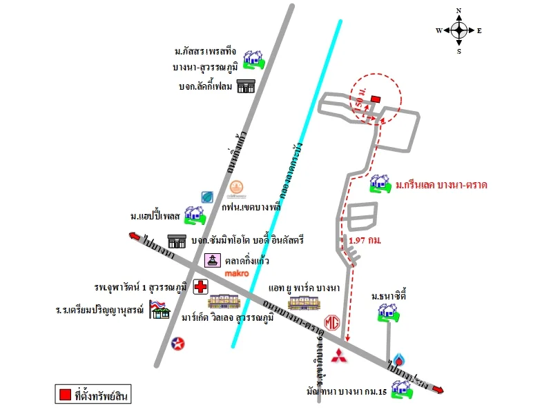 ที่ดินเปล่า บางพลี สมุทรปราการ 1-0-70ไร่ - 12