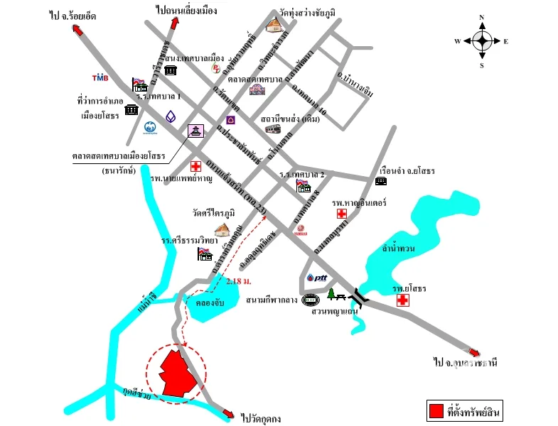 ที่ดินเปล่า เมือง ยโสธร 46-3-30ไร่ - 12