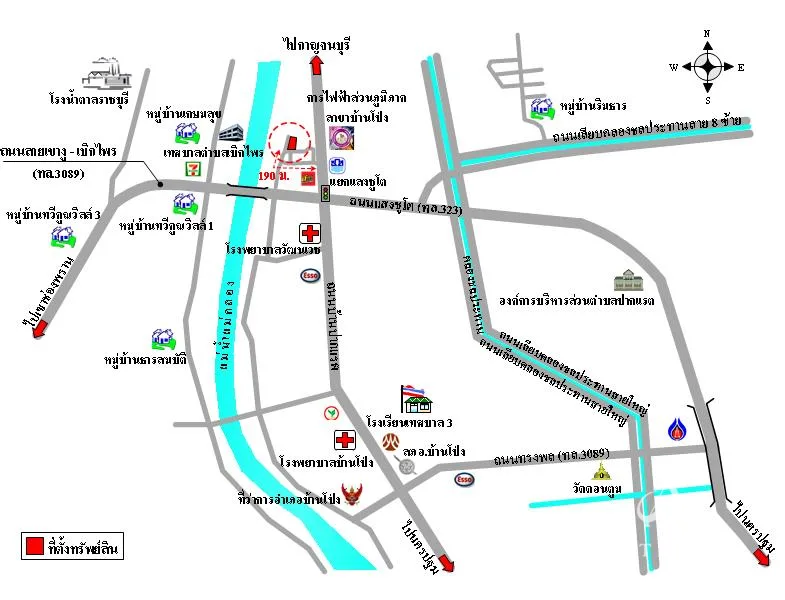 ที่ดินเปล่า บ้านโป่ง ราชบุรี 0-2-87.8ไร่ - 9