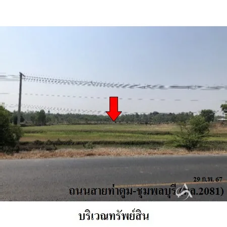 ที่ดินเปล่า ท่าตูม สุรินทร์ 11-1-30ไร่