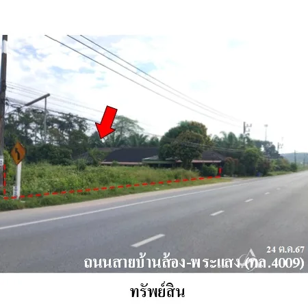 ที่ดินเปล่า เวียงสระ สุราษฎร์ธานี 1-0-63ไร่ - 2
