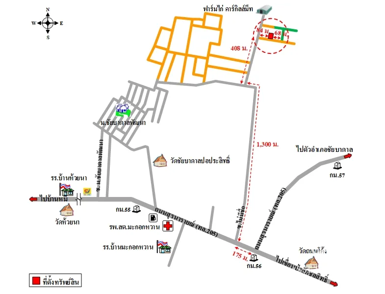 ที่ดินเปล่า ชัยบาดาล ลพบุรี 0-3-95ไร่ - 3