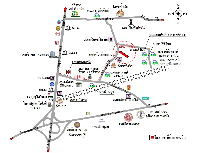 คอนโด เดอะ ไทม์ ศรีราชา ชลบุรี - 3