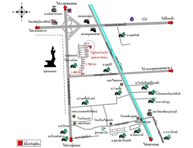 บ้านเดี่ยว นันทวัน (อุทยาน-อักษะ) พุทธมลฑล นครปฐม - 13