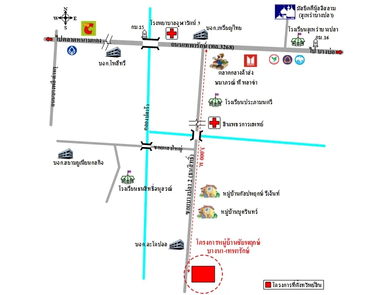 บ้านเดี่ยว ชัยพฤกษ์ บางนา-เทพารักษ์ บางพลี บางปลา - 18