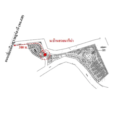 บ้านเดี่ยว บ้านสวยมารีน่า เมือง สุราษฎร์ธานี - 4