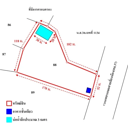 ที่ดินเปล่า ชะอำ เพชรบุรี 8-1-10ไร่ - 4