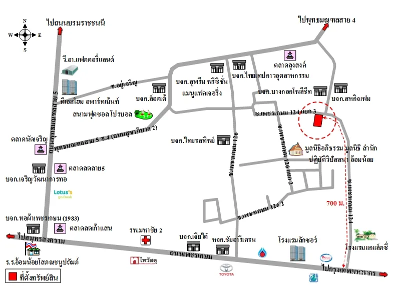 ที่ดินเปล่า กระทุ่มแบน สมุทรสาคร 1-2-0ไร่ - 3